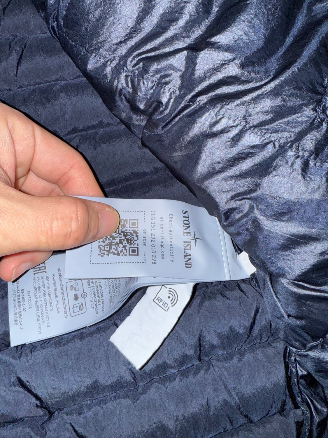 스톤아일랜드 룸우븐다운자켓 경량패딩 L사이즈 상품이미지5