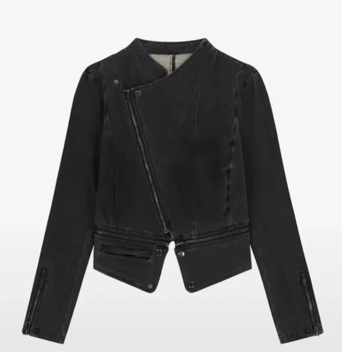 ojos 오호스 스판 데님 자켓 차콜 2사이즈 상품이미지1