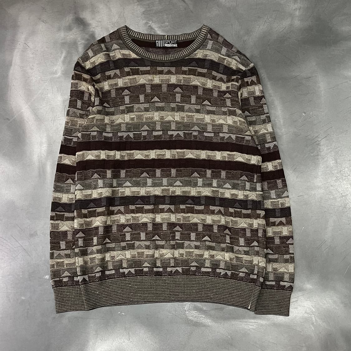  미쏘니 스포츠 패턴 니트 y15507 상품이미지1