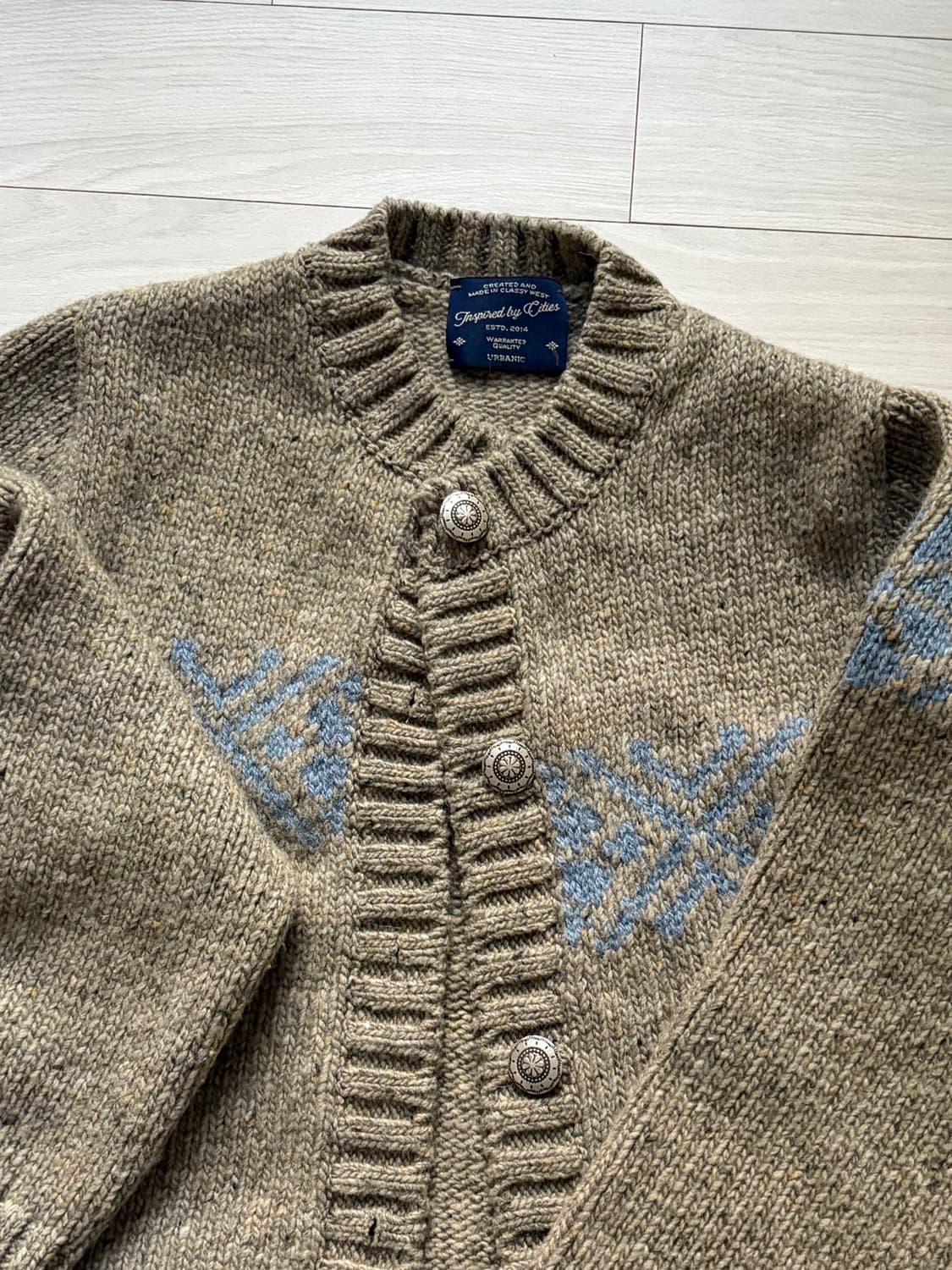 얼바닉 노르딕 스노우 가디건 상품이미지8