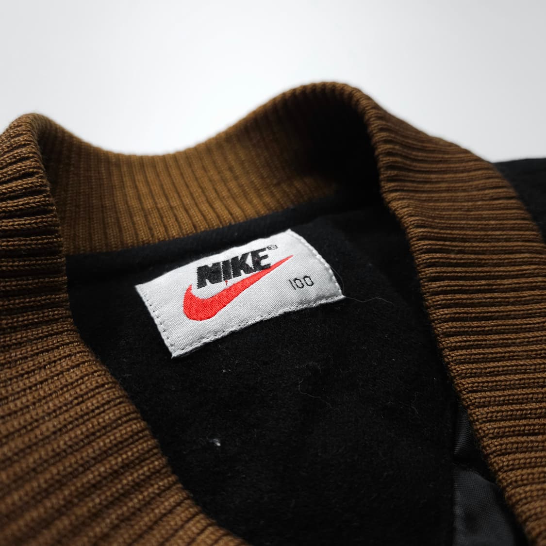 90s 나이키 빅로고 올드스쿨 모직 바시티 자켓 (105) 상품이미지7