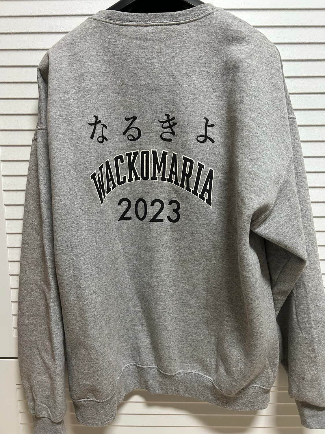 와코마리아 2023나루키요 익스클루시브 맨투맨 XL 상품이미지3