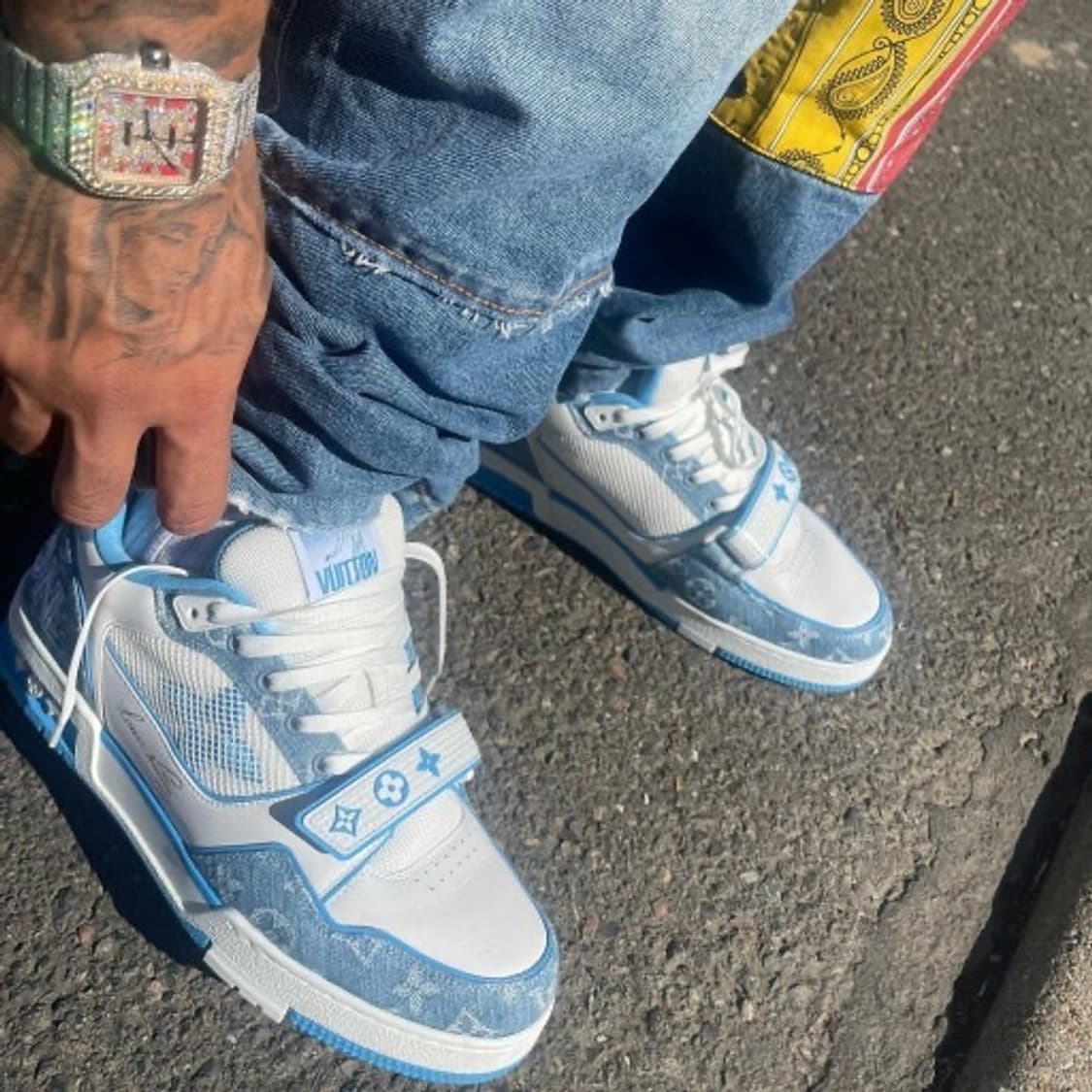 260~265/ 루이비통 벨크로 데님 마린 스니커즈 상품이미지2