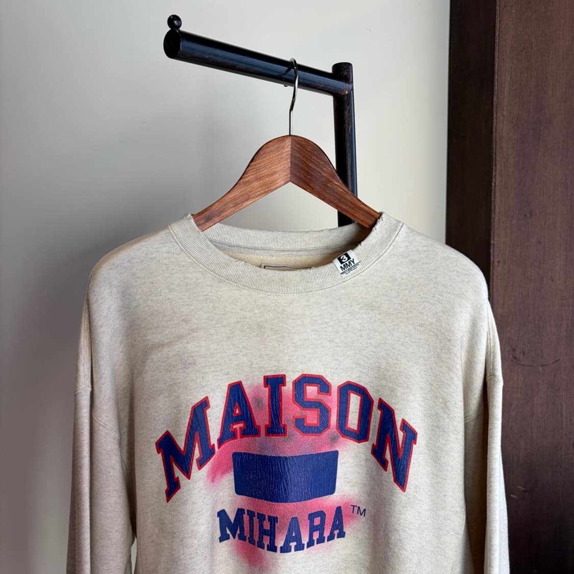 15342 - 미하라 야스히로 디스트레스드 맨투맨 상품이미지1