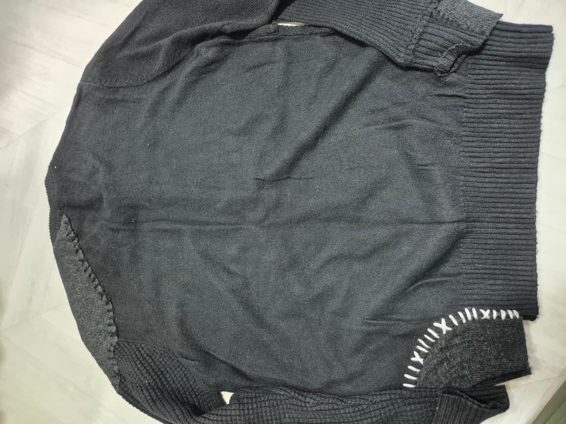 정품 디젤 패치워크 라운드 니트 상품이미지5