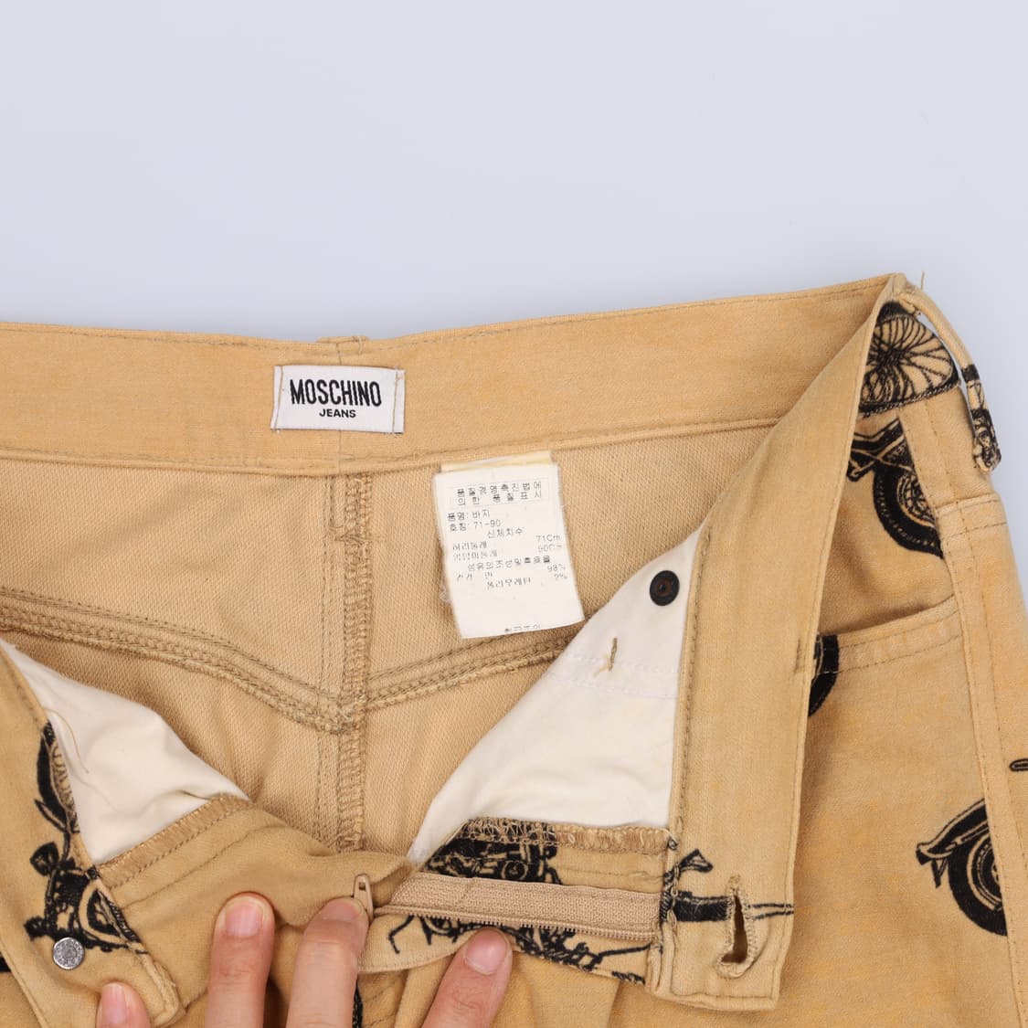 [71-90] 모스키노 여성 부츠컷 팬츠 0116H2 상품이미지5