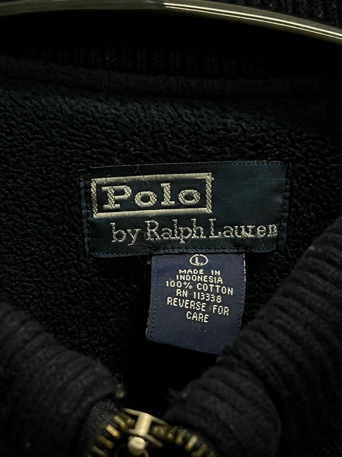 폴로랄프로렌 누빔 퀄팅 기모 자켓 네이비 상품이미지4