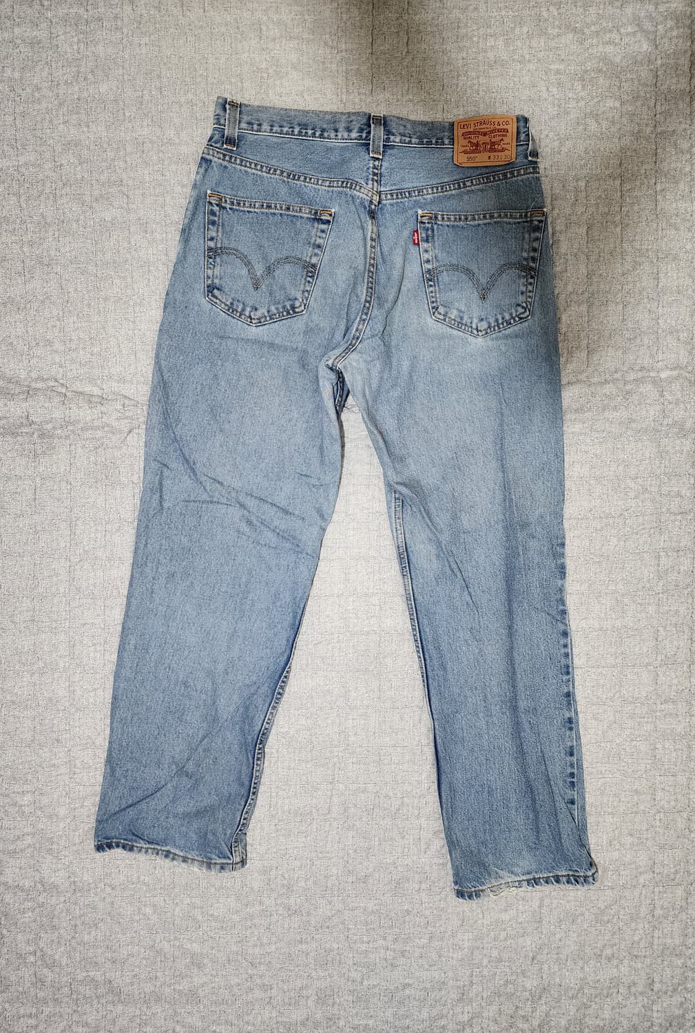 [33x30] 리바이스 550 연청 데님진 청바지 상품이미지3