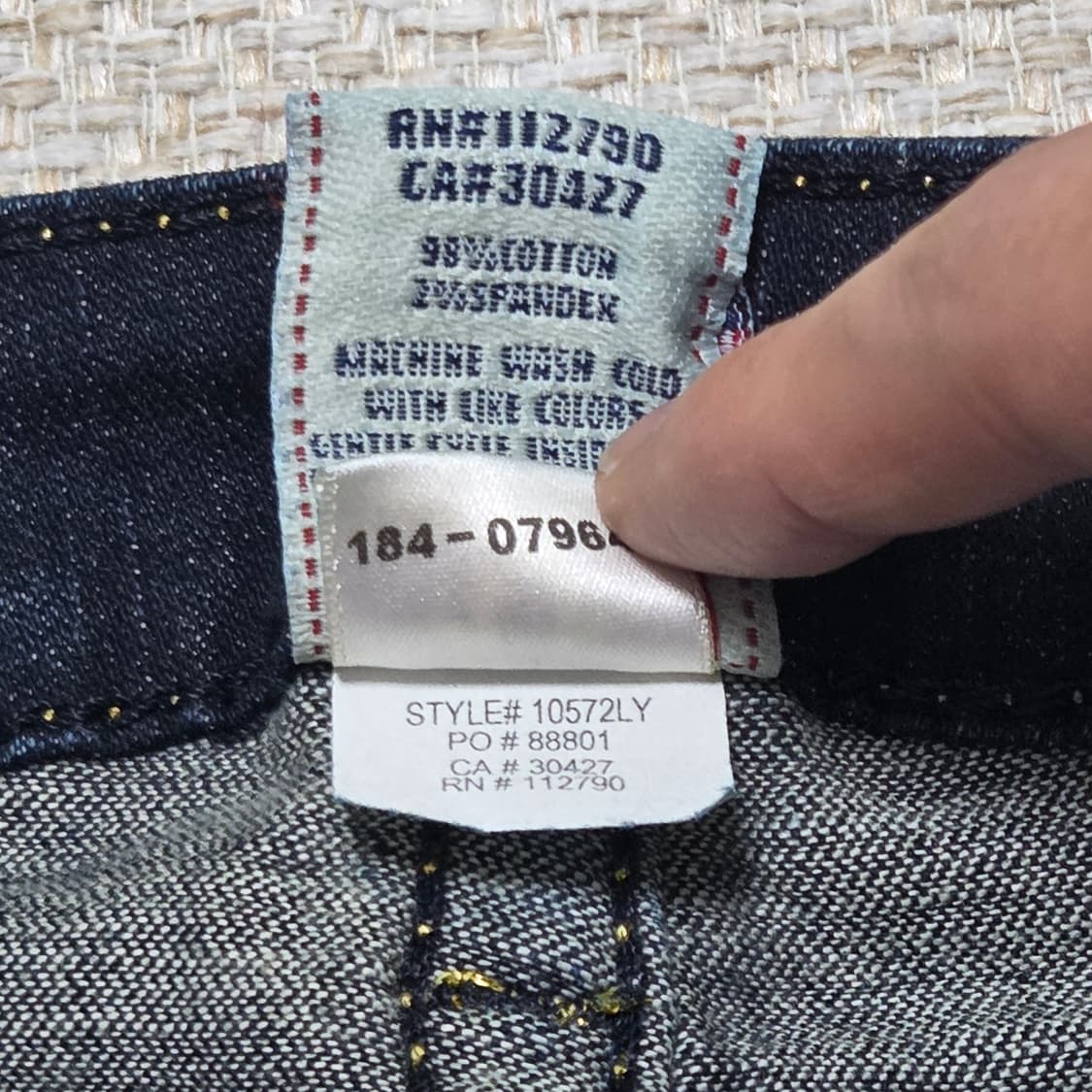 TrueReligion 트루릴리젼 골드 레인보우빌리 부츠컷 데님  상품이미지6