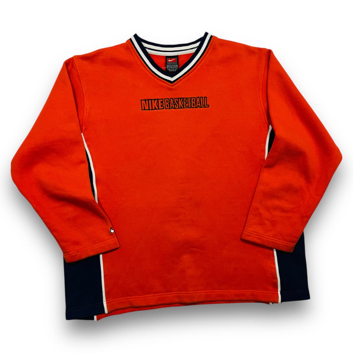 나이키 90s 베스킷볼 올드스쿨 힙합 브이넥 맨투맨 상품이미지4