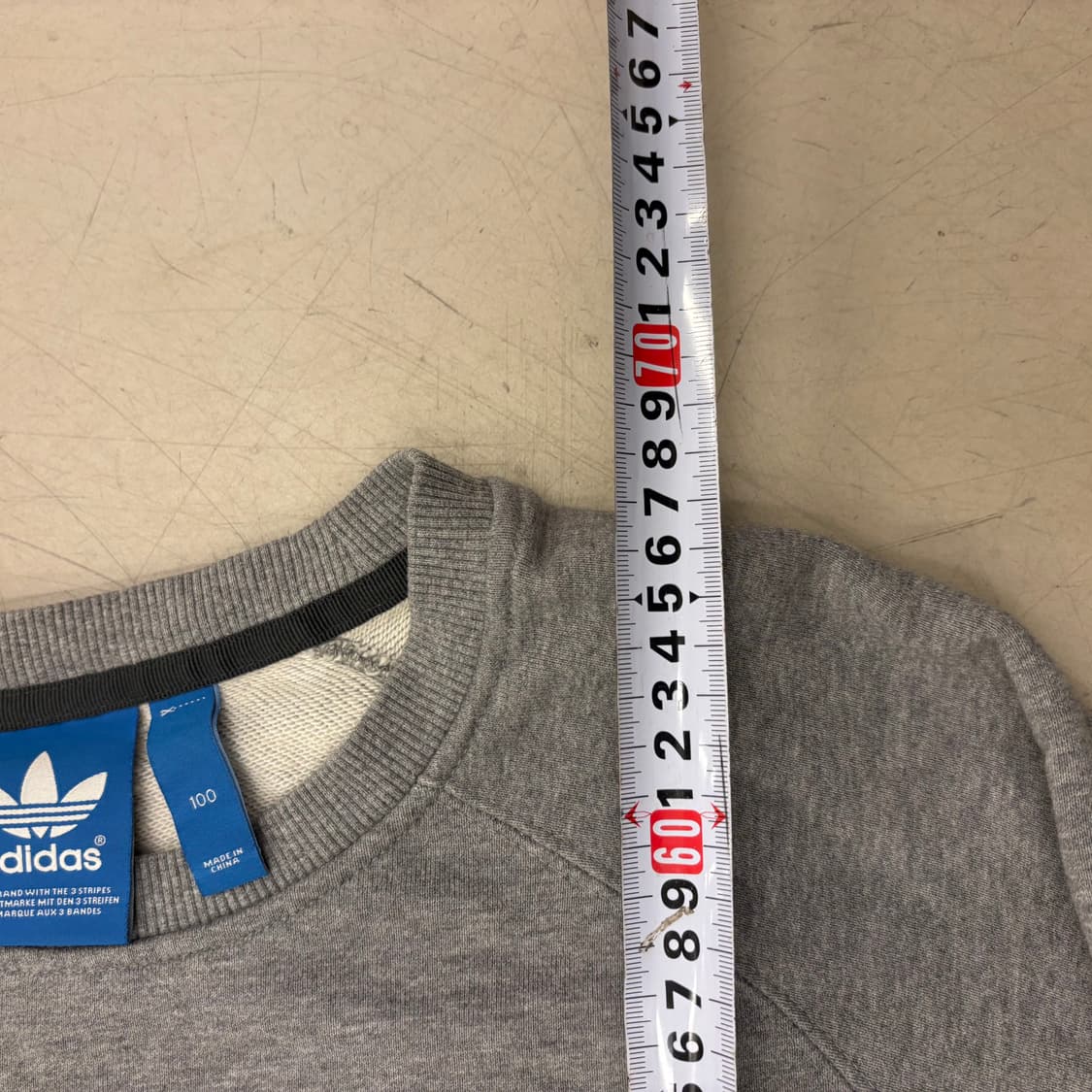 아디다스 레오파드 빅로고 맨투맨 상품이미지4