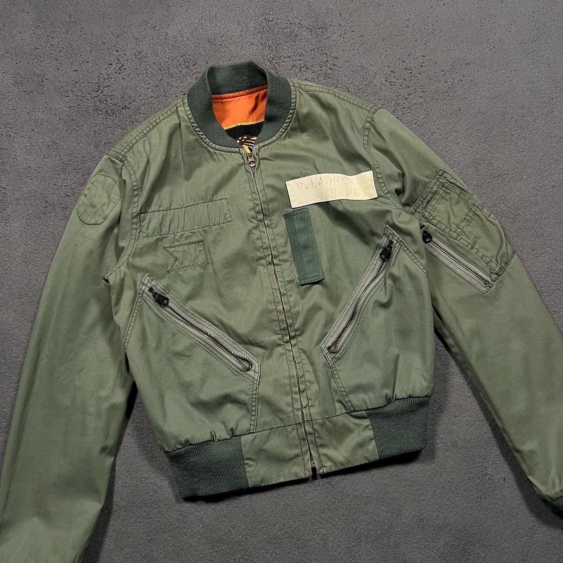 폴로 타이거 자수 리버시블 MA1 자켓 상품이미지3