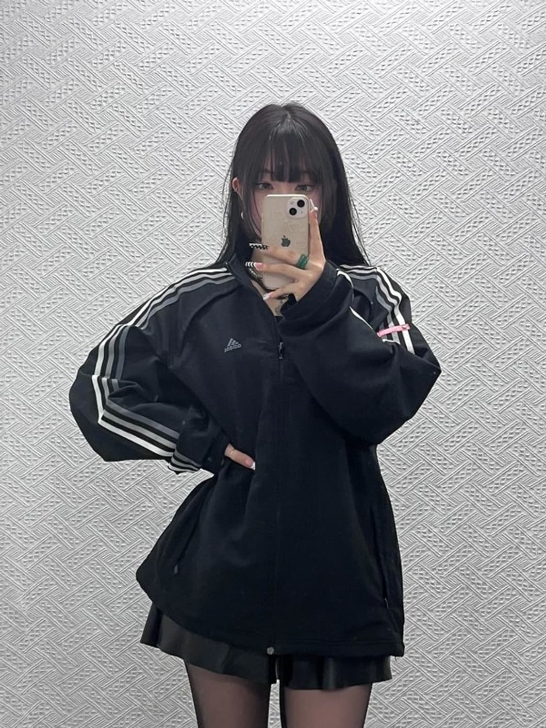 아디다스 레트로 빈티지 트리플 삼선 바람막이 자켓 105 C10180 상품이미지1