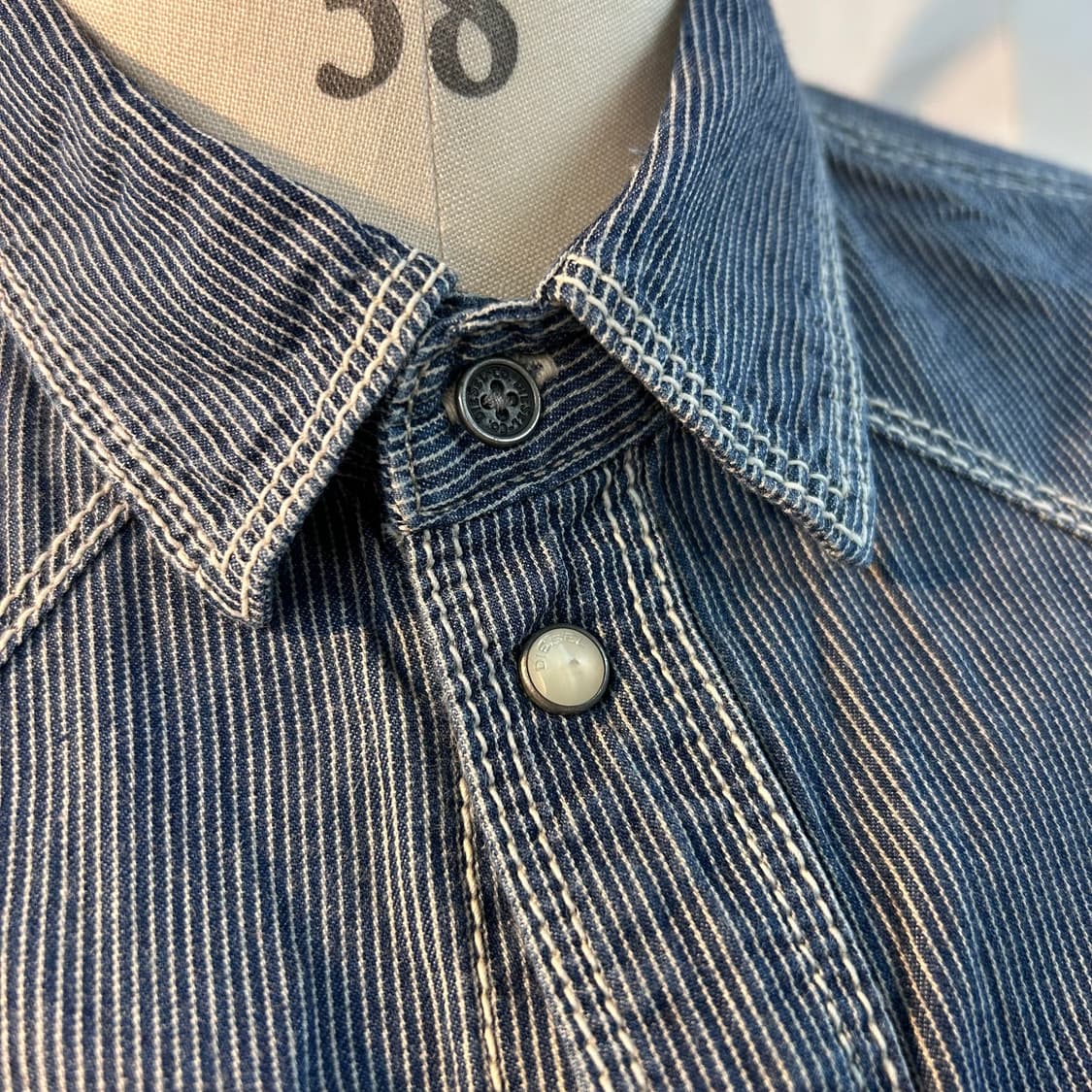 DIESEL Western Stripe Shirts 상품이미지4