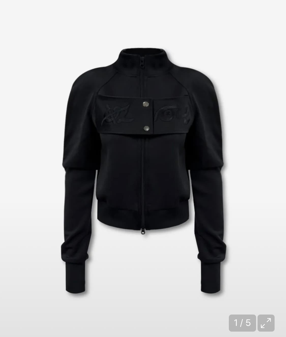 공일공사 0104 FLAP EMBROIDERY JERSEY ZIP-UP 상품이미지1