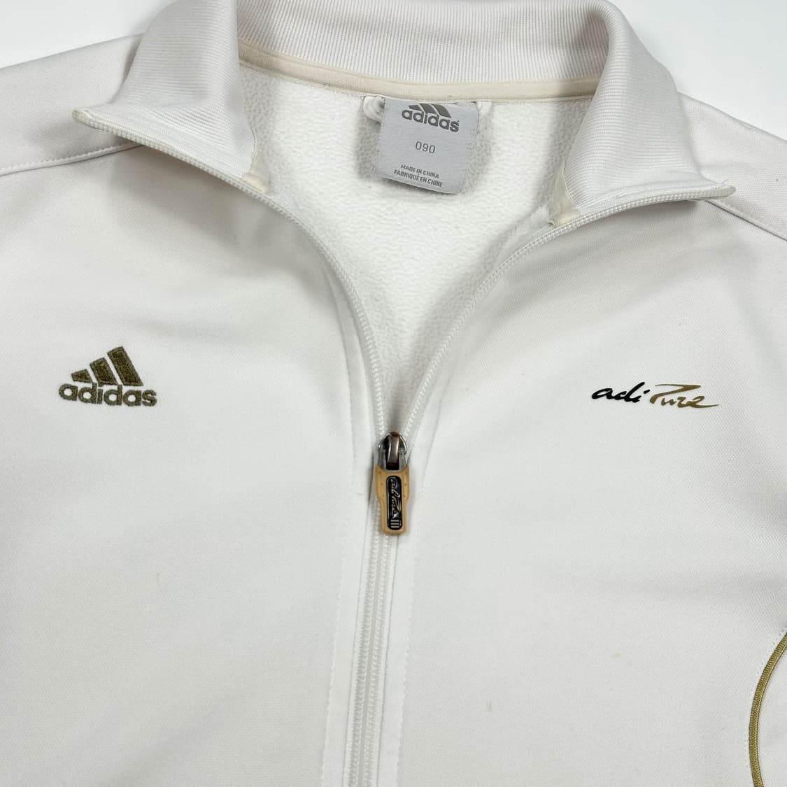 아디다스 y2k 여성 금장 져지 화이트 여성S 상품이미지3