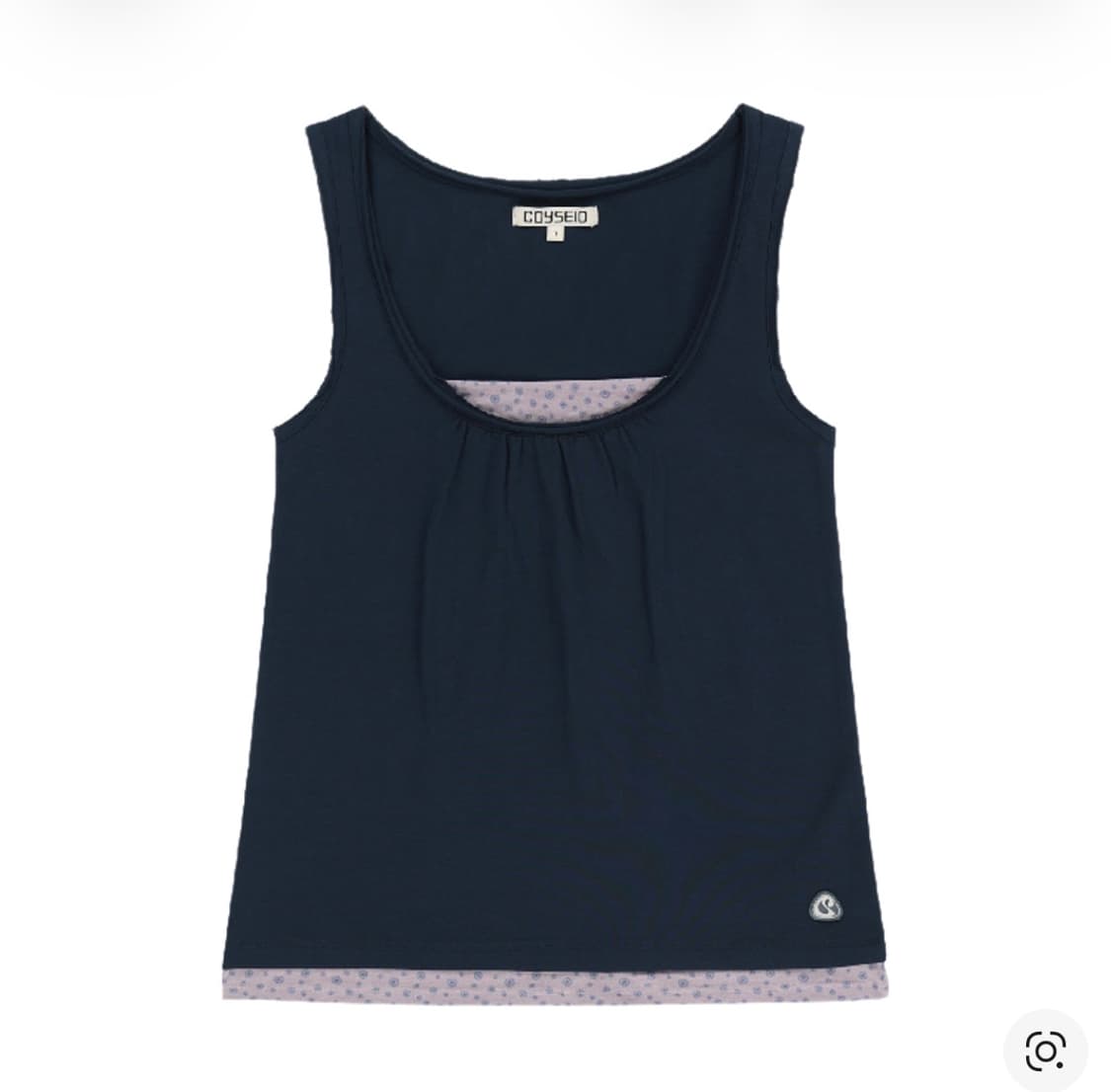 코이세이오 두두 레이어드 슬리브리스 네이비 상품이미지1