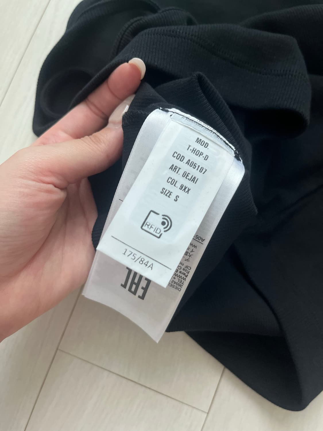 디젤 슬리브리스 탑 상품이미지5