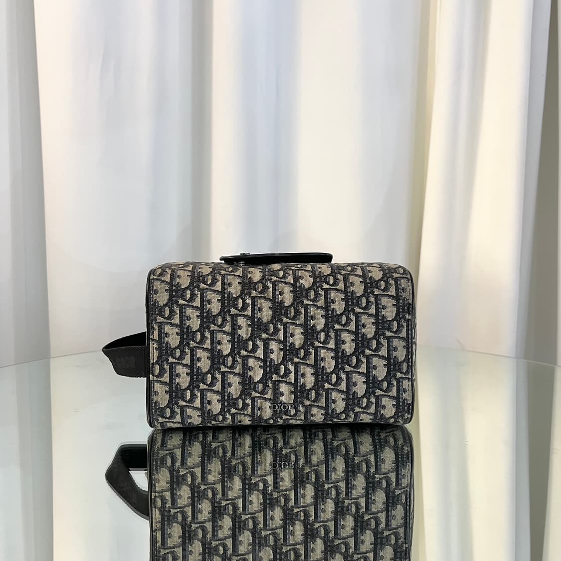 디올 오블리크 링고 토일레트리 클러치백 베이지 상품이미지1