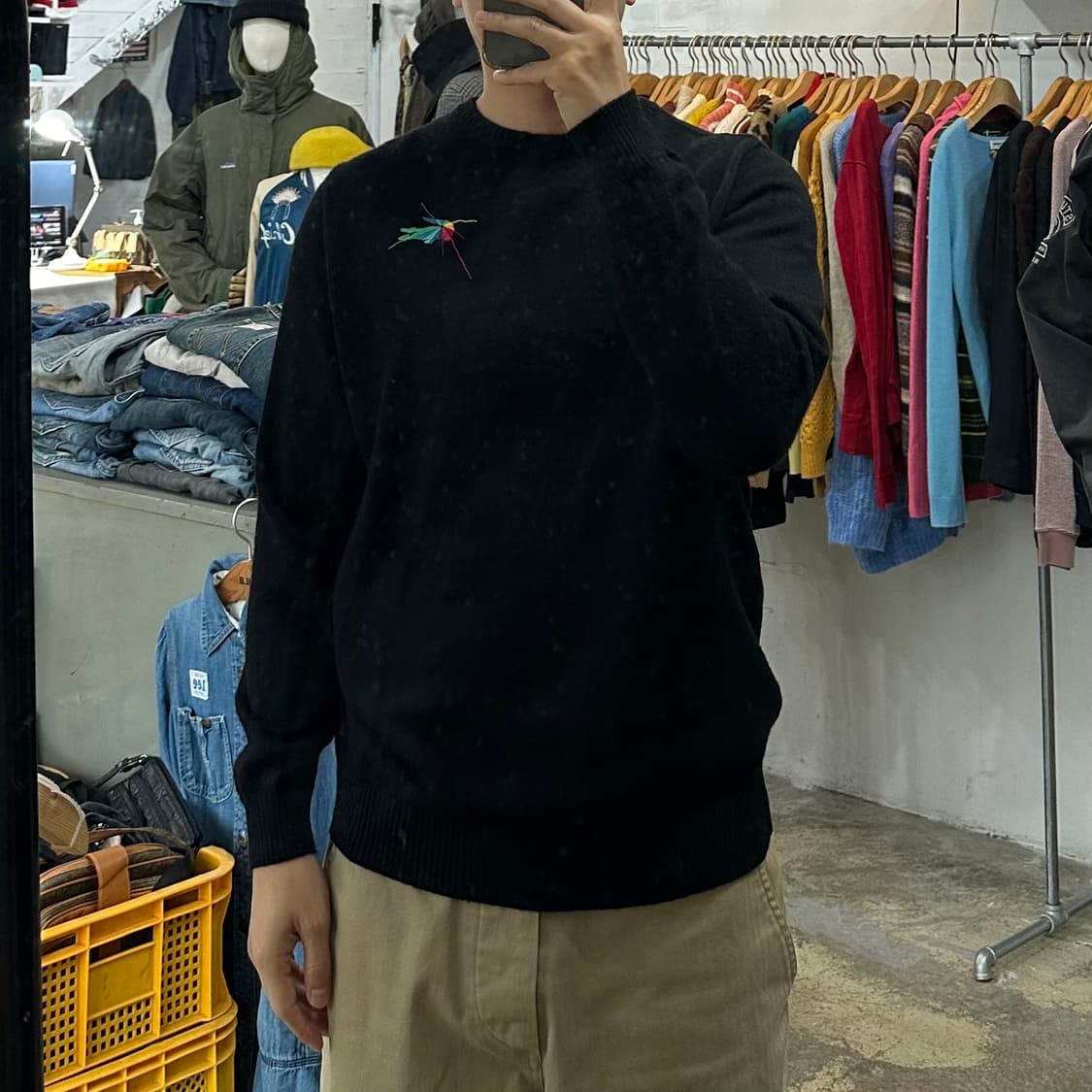 (착용컷) 라코스테 니트 (남성용 100) 상품이미지2