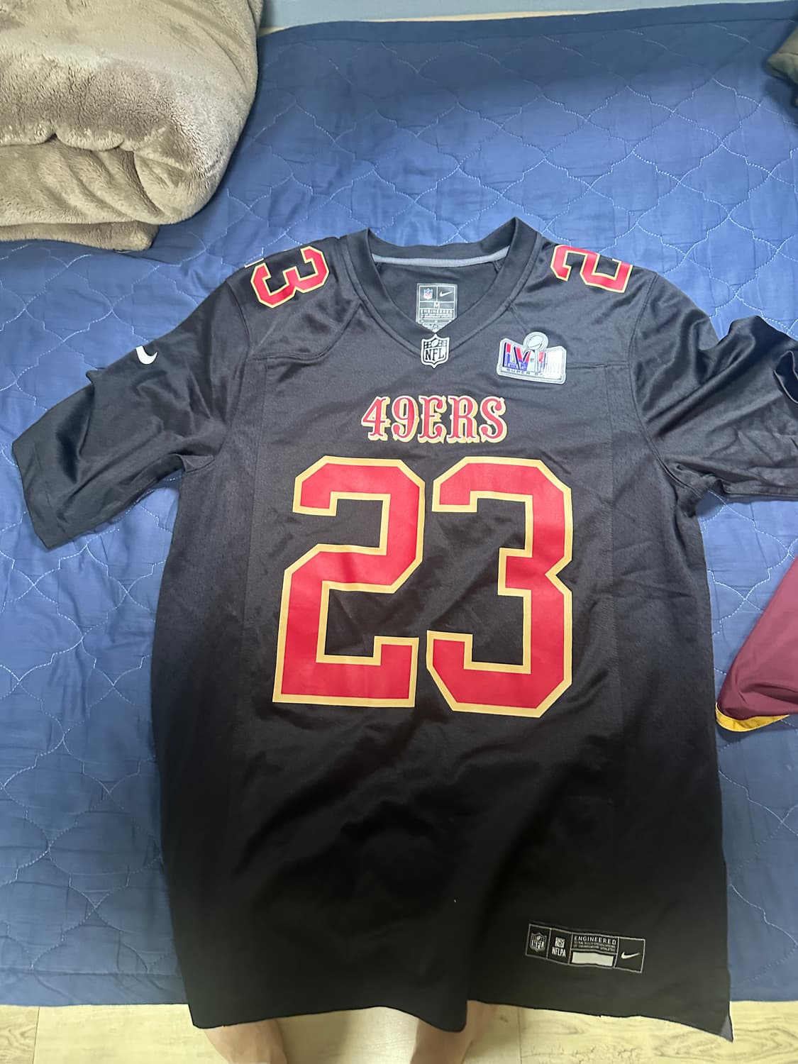 나이키 49ERS 23번 레플리카 유니폼 블랙 상품이미지1
