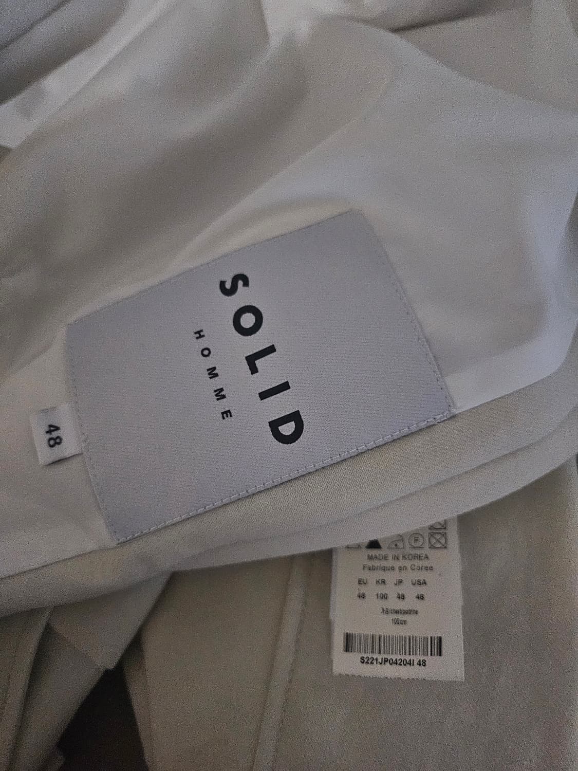 [거의 새것] 솔리드옴므 포켓 크롭 자켓 점퍼 48 상품이미지5