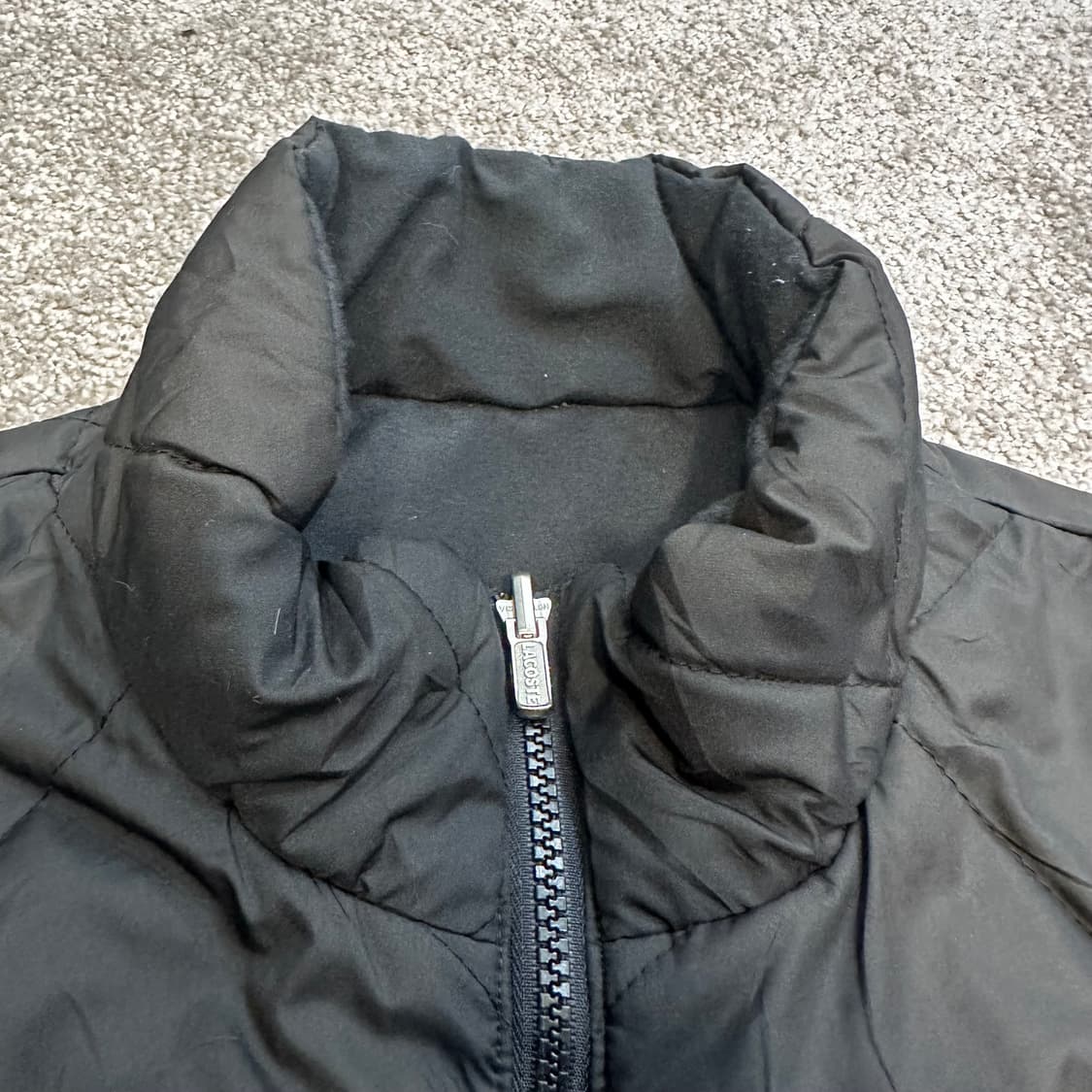 라코스테 리버서블 퀄팅 나일론 필드 자켓M-L 상품이미지3