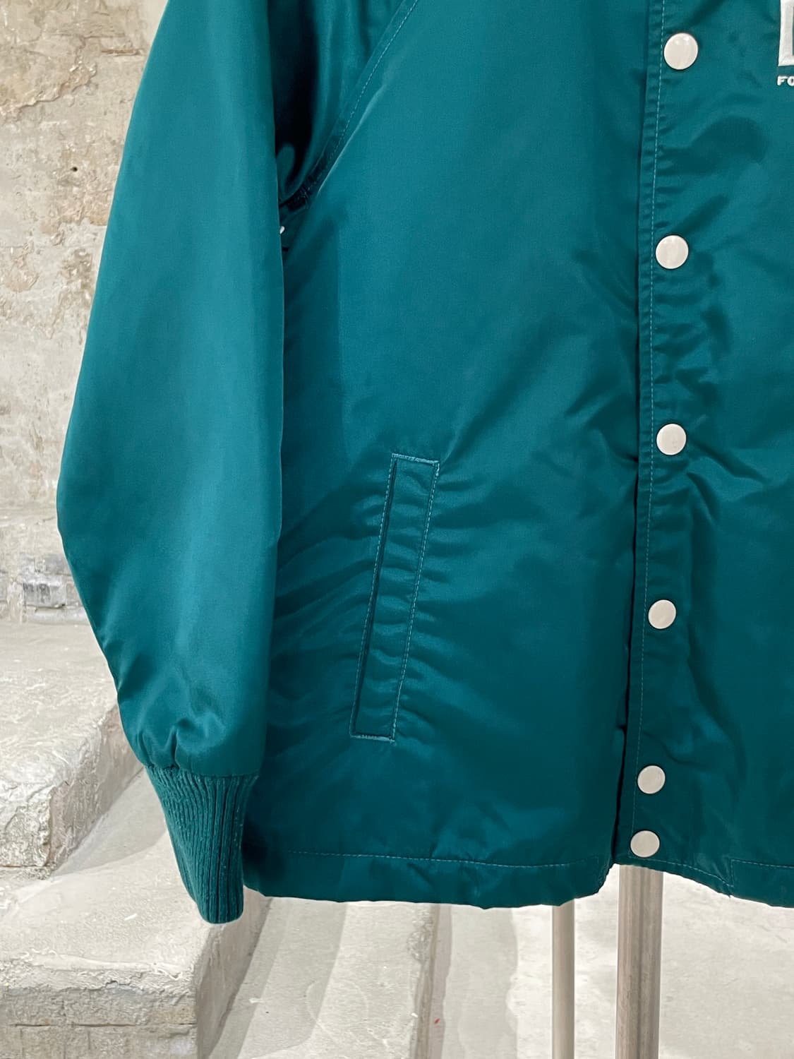 디젤 2019 터쿼즈 로고 나일론 코치 자켓 상품이미지4