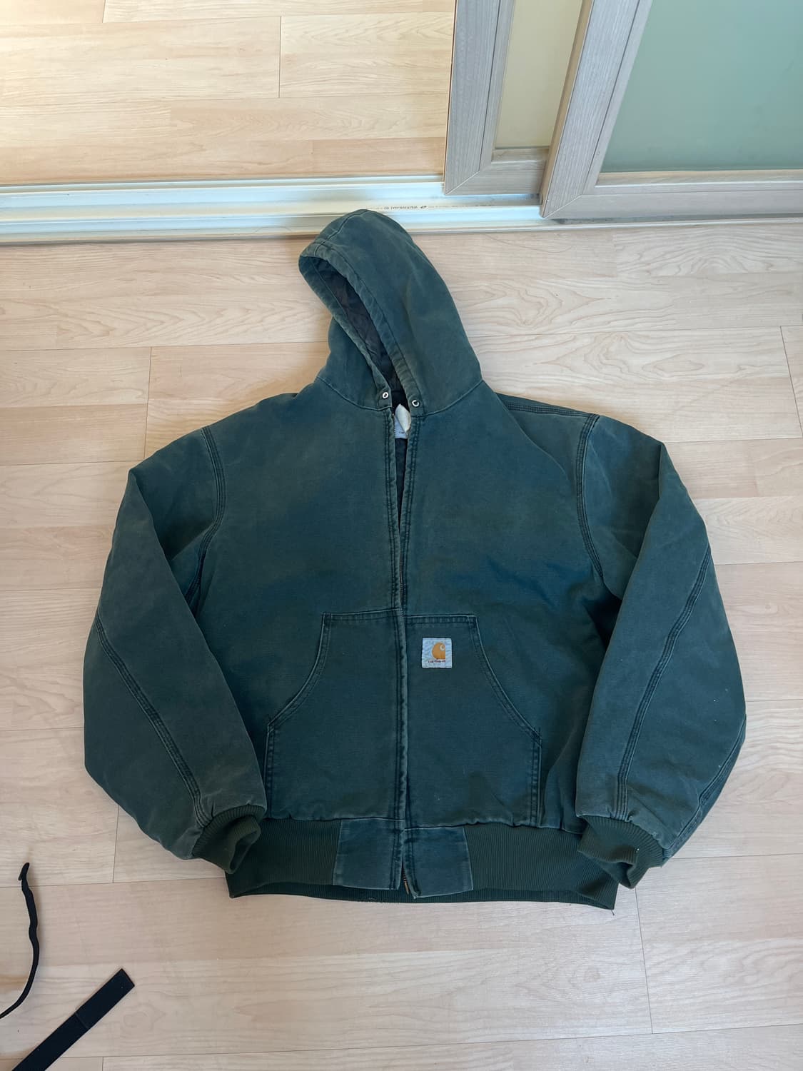 칼하트 덕 액티브 워크자켓 그린 상품이미지1