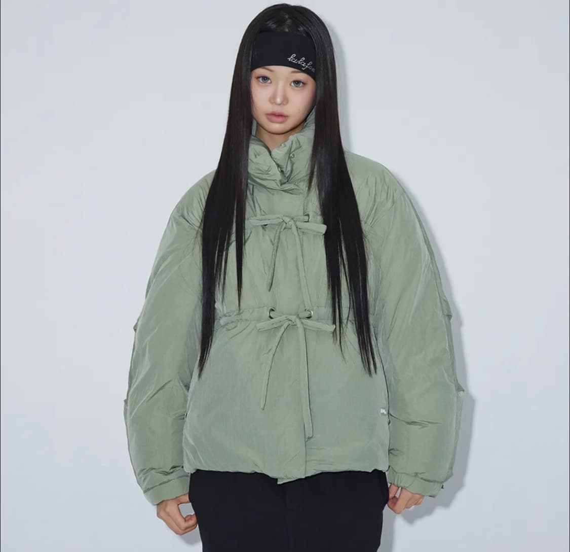 라라폭스 리본 자켓 패딩 상품이미지1