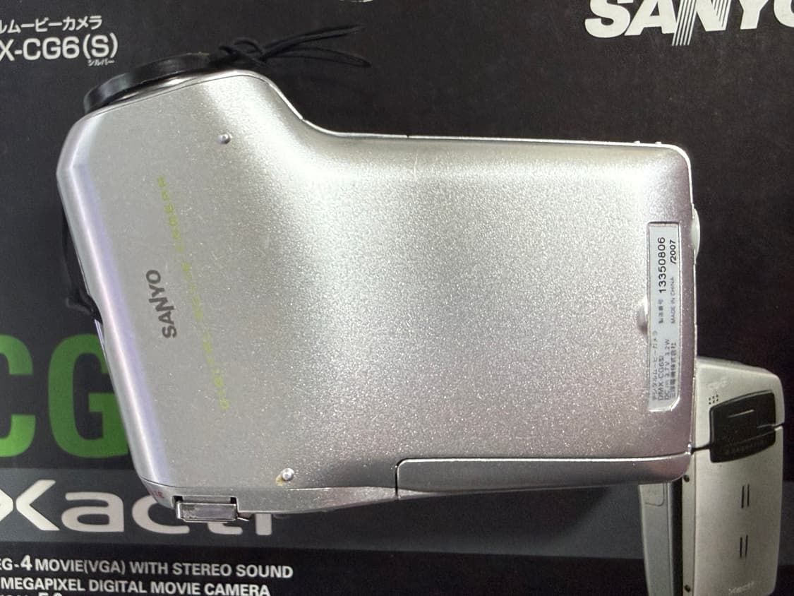 박스셋！ 산요 작티 xacti CG6 빈티지 디지털 캠코더 sanyo  상품이미지3