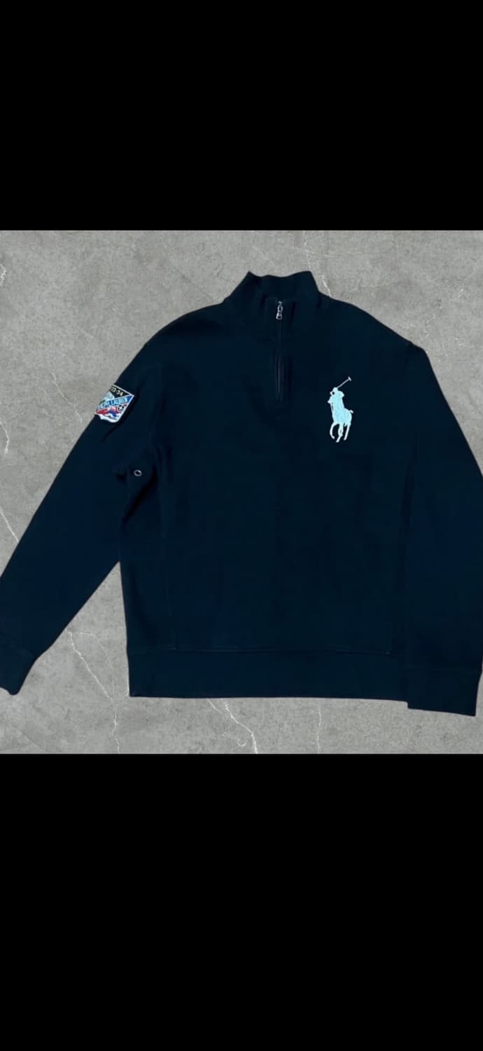 폴로 빅포니 검정 스키패치 히프집업 상품이미지1