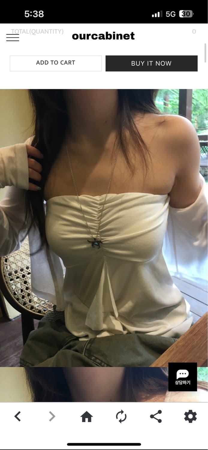 ourcabinet frill top 상품이미지1