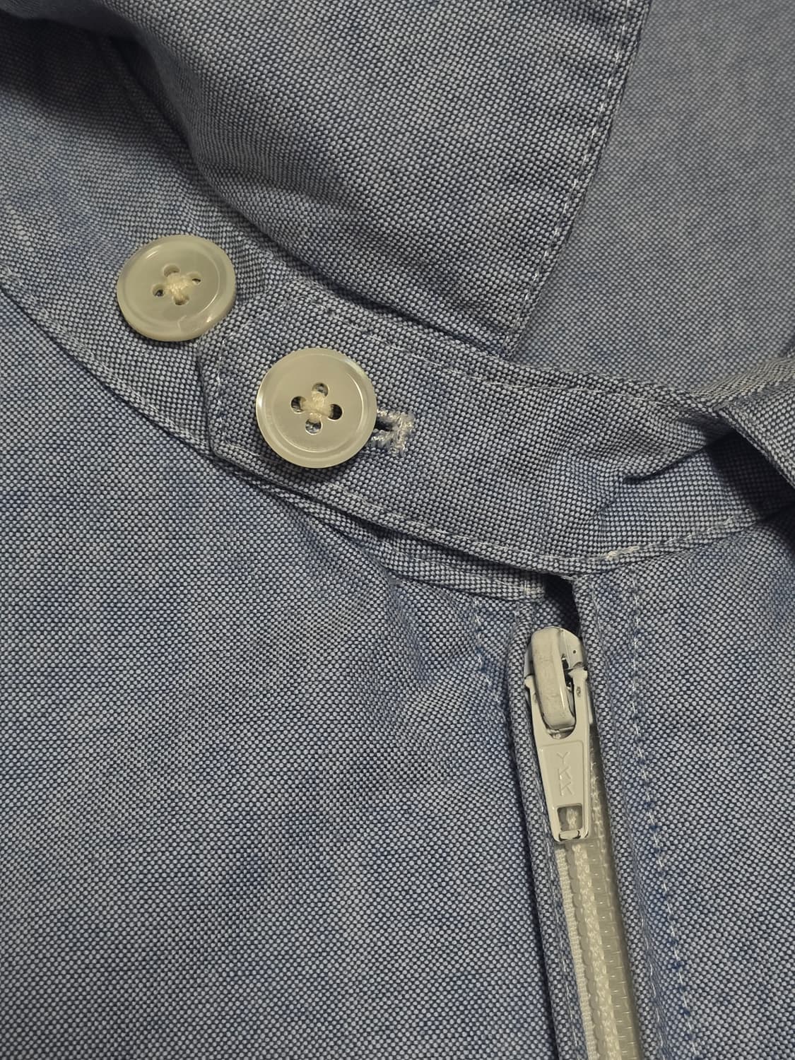 80s 폴로랄프로렌 샴브레이 스윙톱 자켓 L 상품이미지5