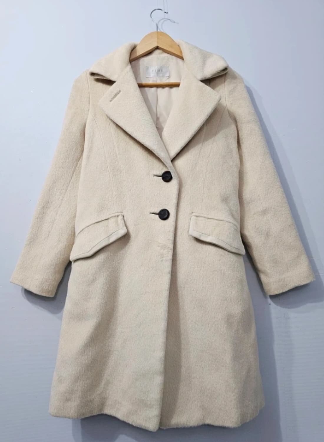 타임 TIME 아이보리 모 코트 ~55반 상품이미지2