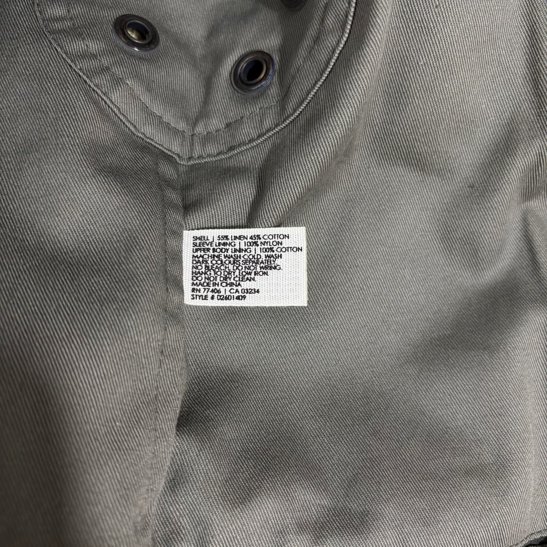 클럽모나코 카키색 워크웨어 야상 자켓(S) 상품이미지7