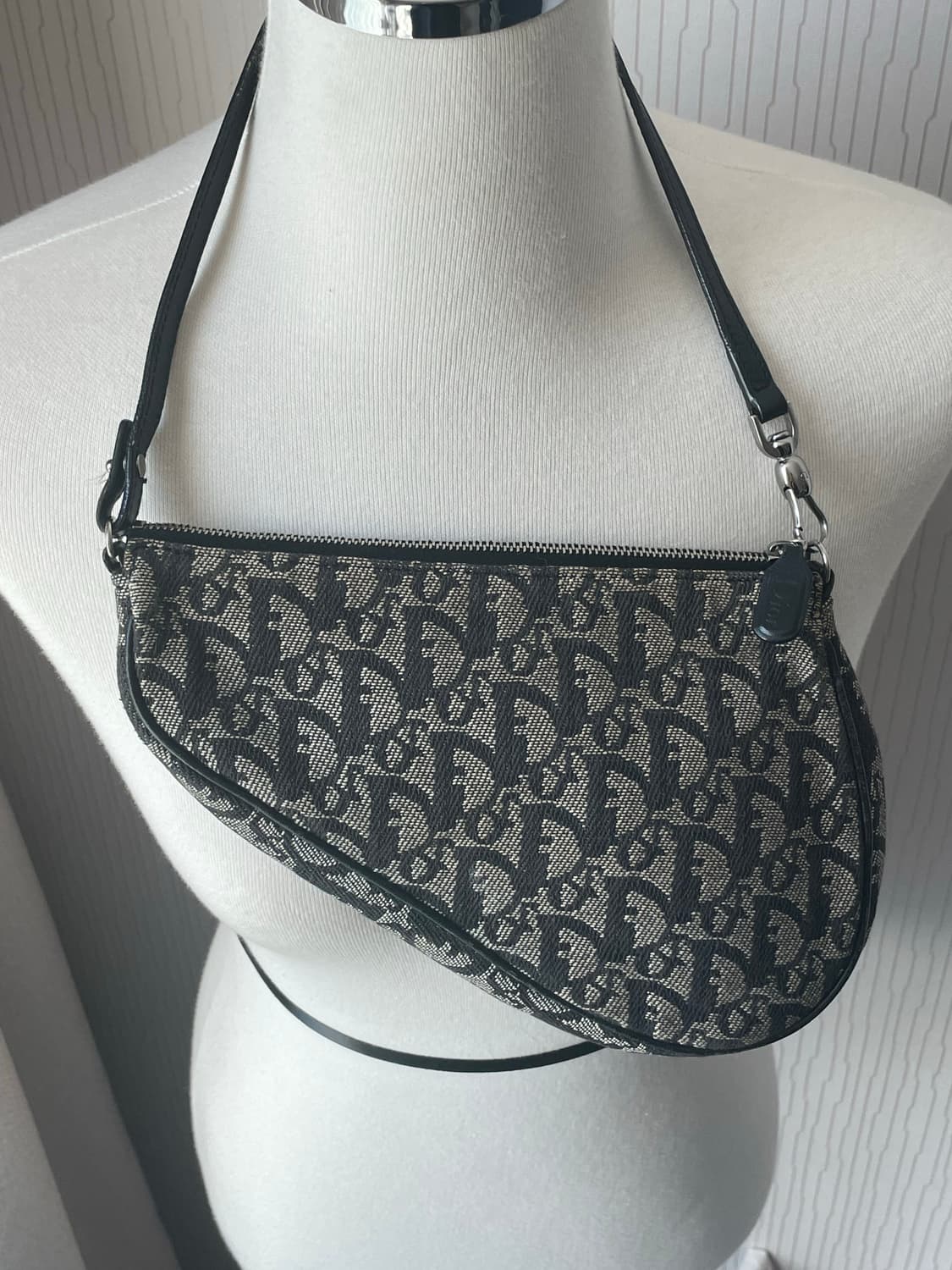 빈티지 디올 새들 파우치백 상품이미지2