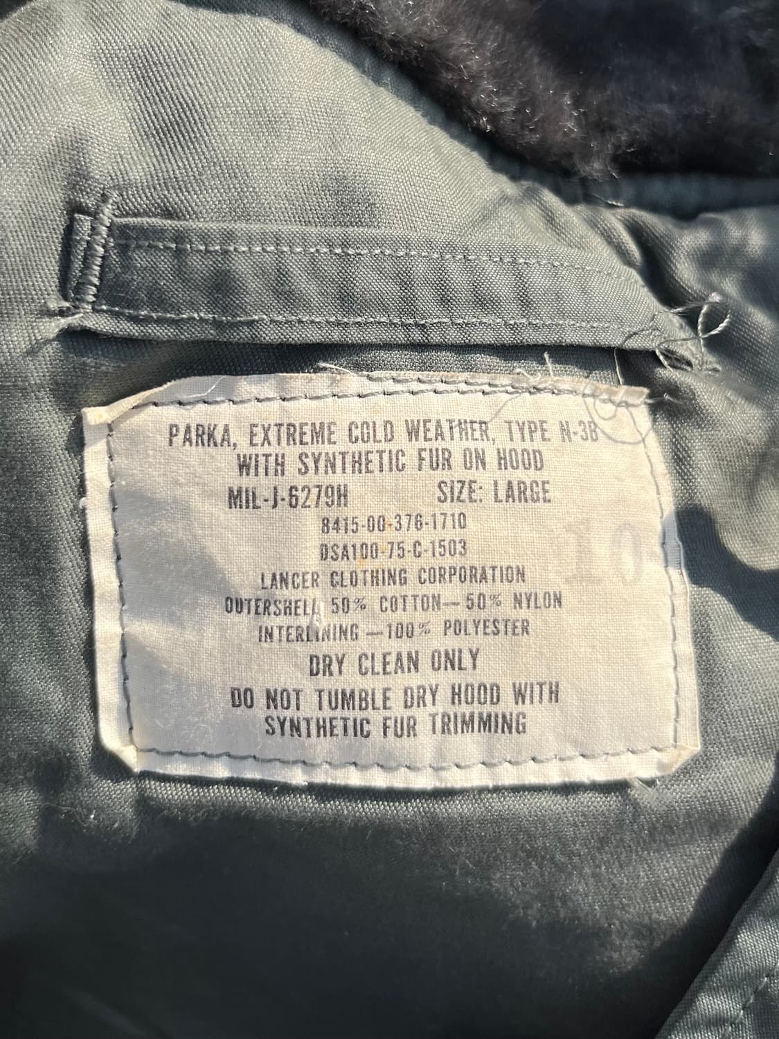 OG 70s N-3B parka (L) 상품이미지6