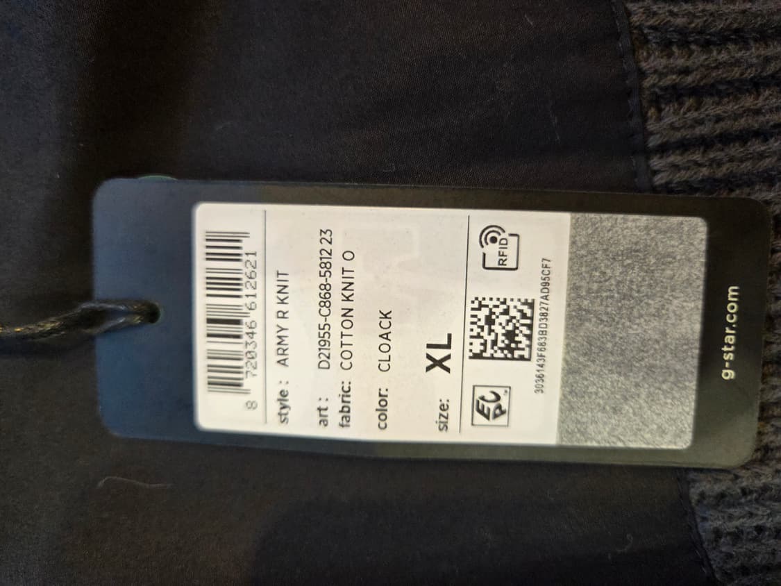 G-Star RAW 니트 스웨터 그레이(XL) 상품이미지5