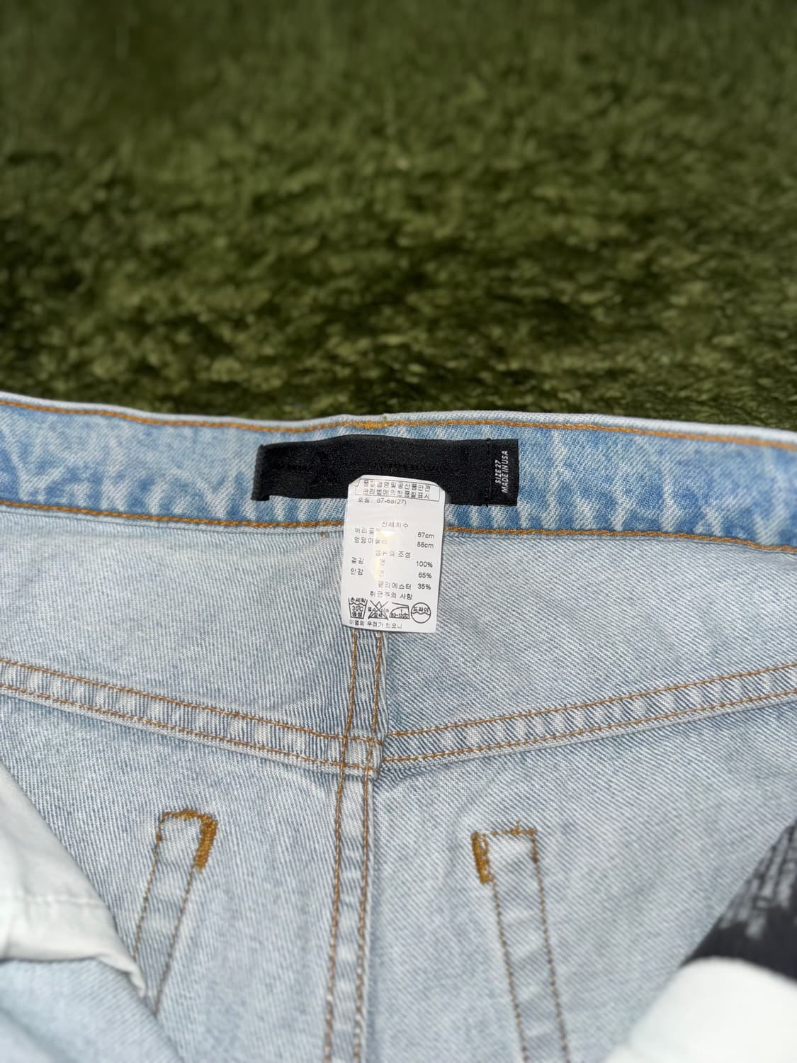 [27] 알렉산더왕 Made in USA 버튼플라이 데님 팬츠 상품이미지4