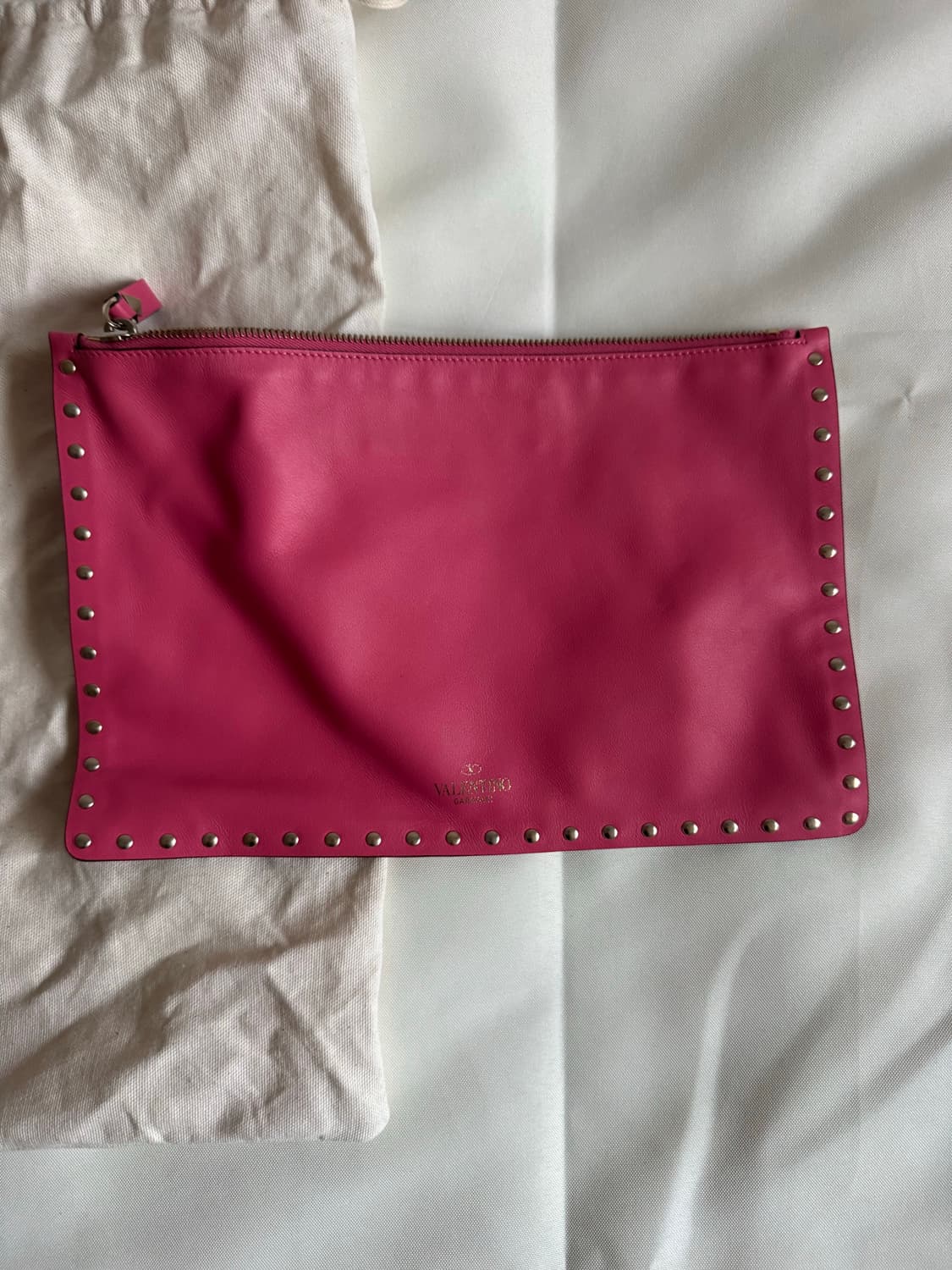 발렌티노 락스터드 핑크 클러치백 상품이미지2