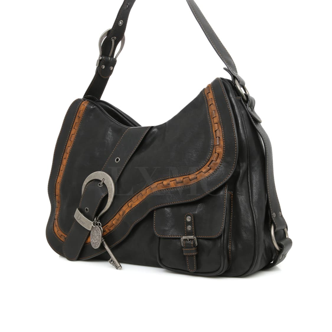 디올 빈티지 더블 가우초 새들 숄더백 가우쵸 라지 상품이미지2