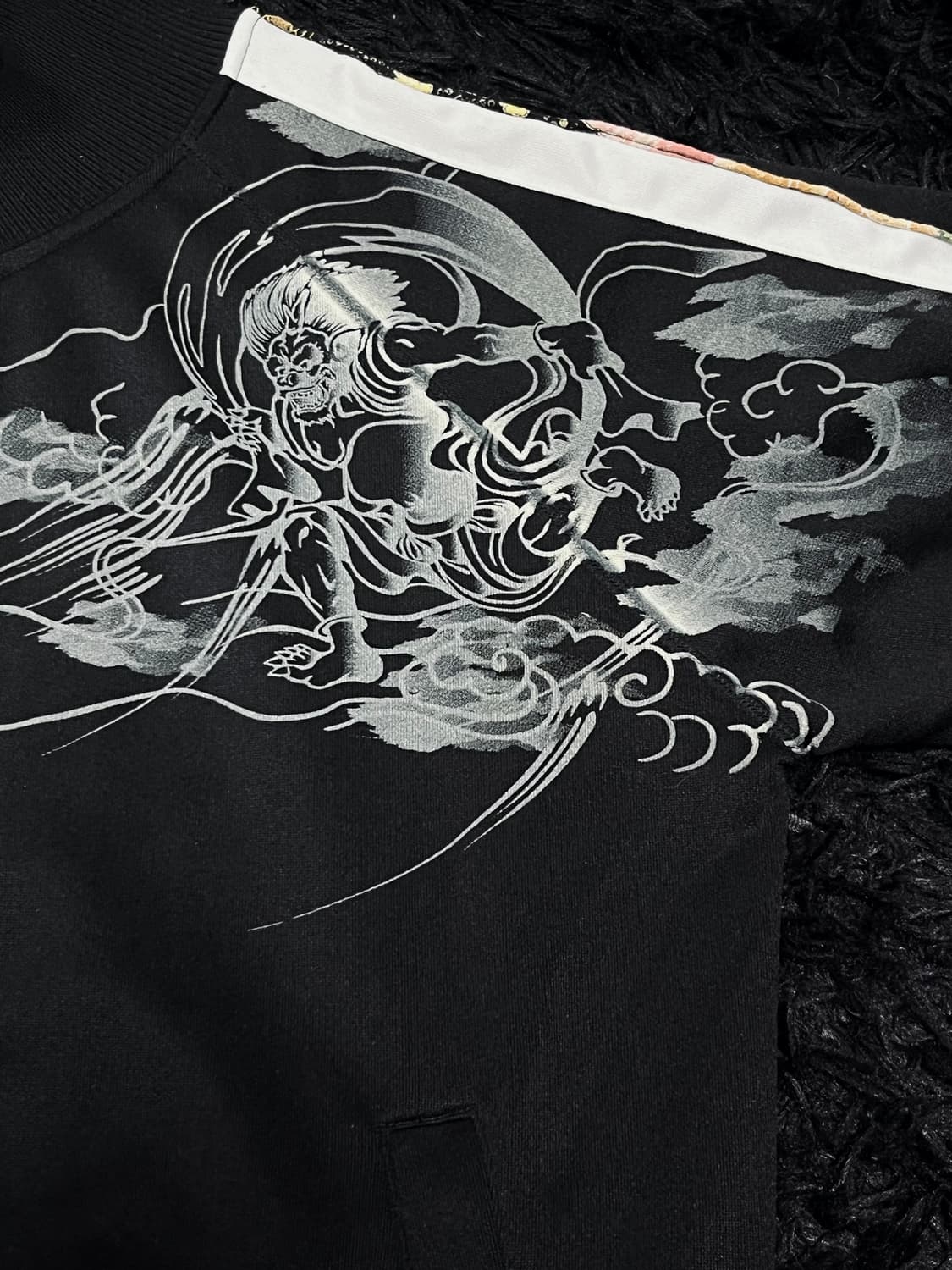 카라쿠리타마시 풍신 자수 져지 L 상품이미지5