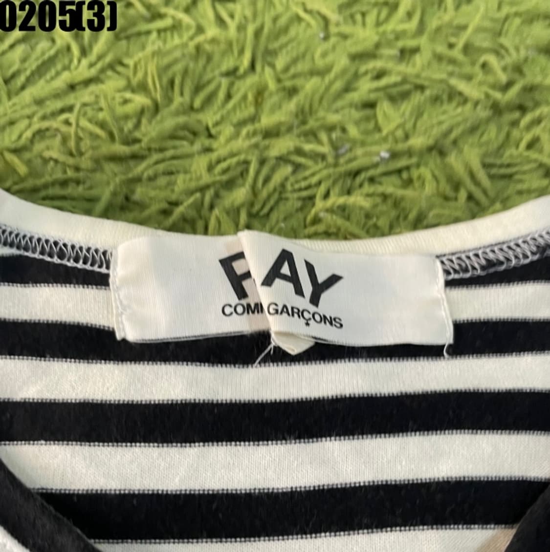 꼼데가르송 스트라이프 긴팔티셔츠 상품이미지3