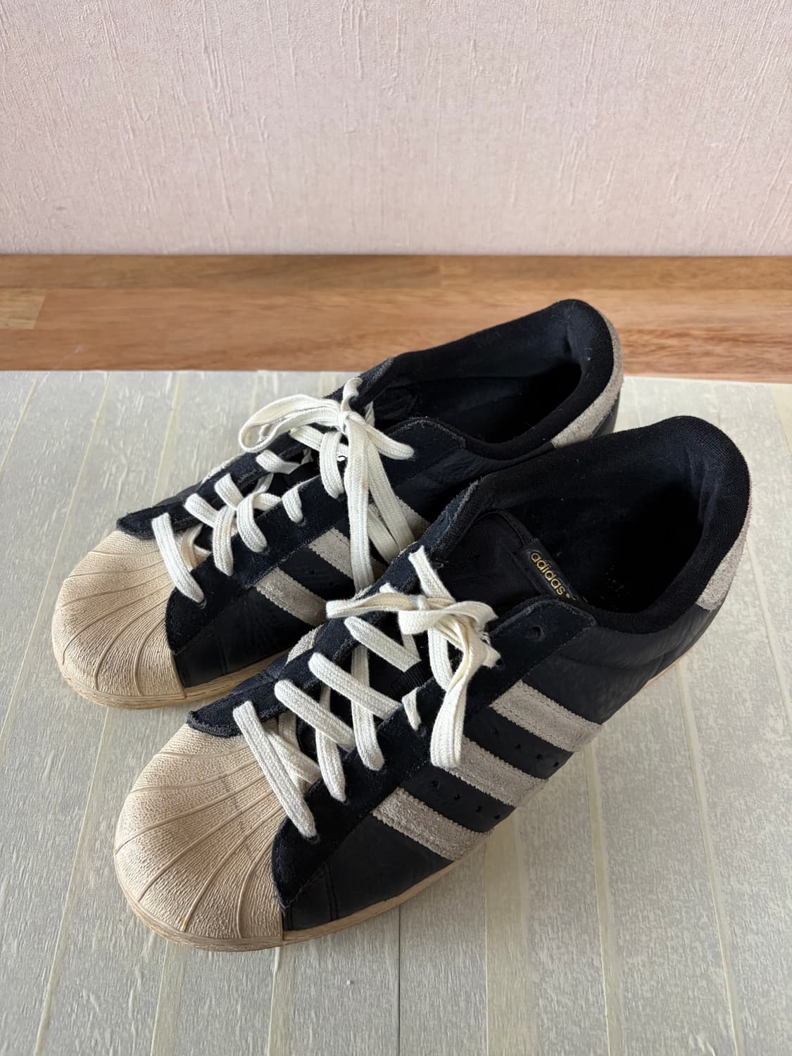 아디다스 슈퍼스타 블랙 275 사이즈 상품이미지1