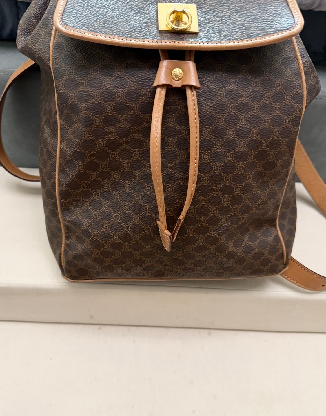 올드 셀린느 마카담 백팩 상품이미지5