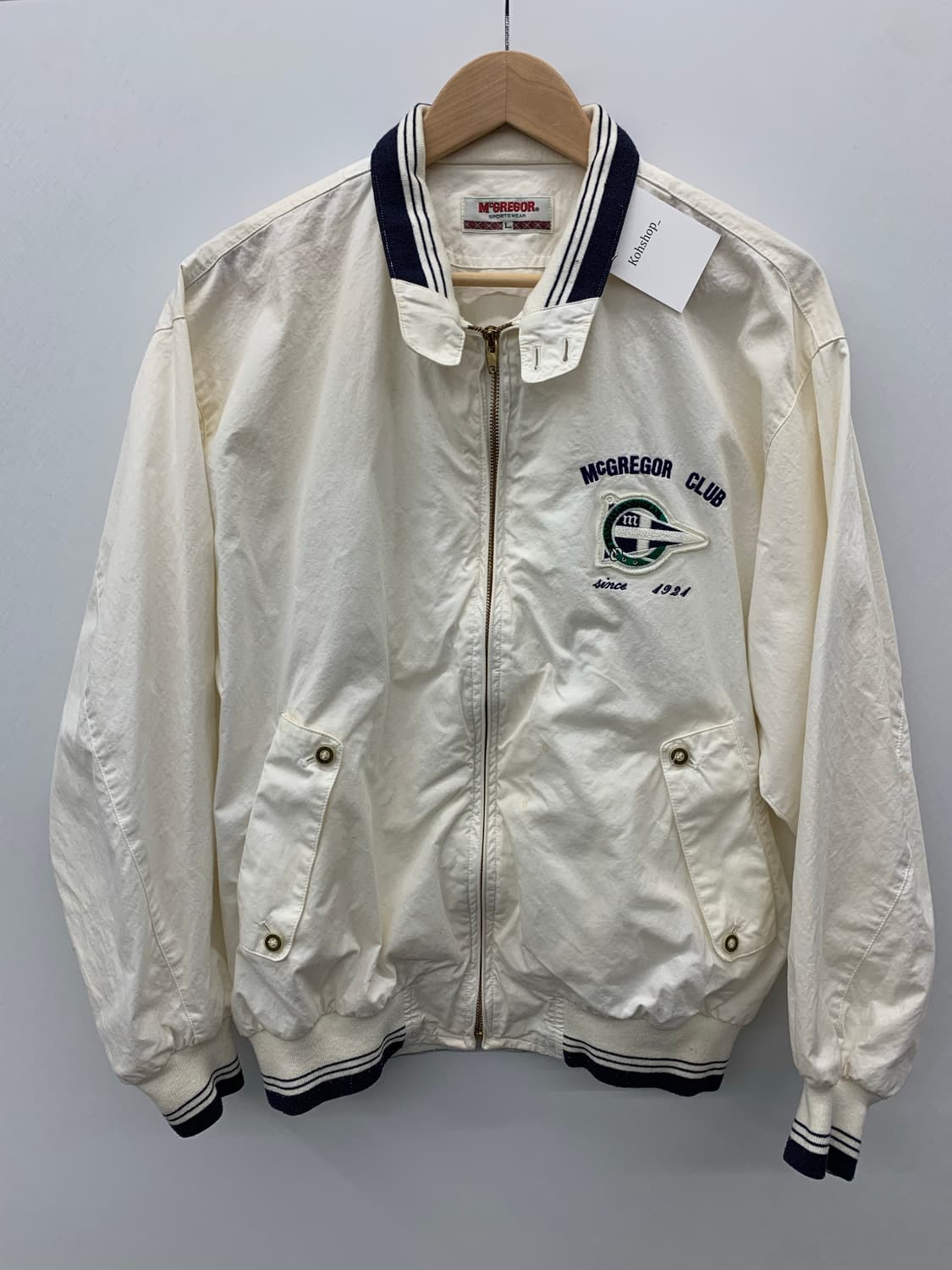 Mcgregor 아이보리 봄버 상품이미지3
