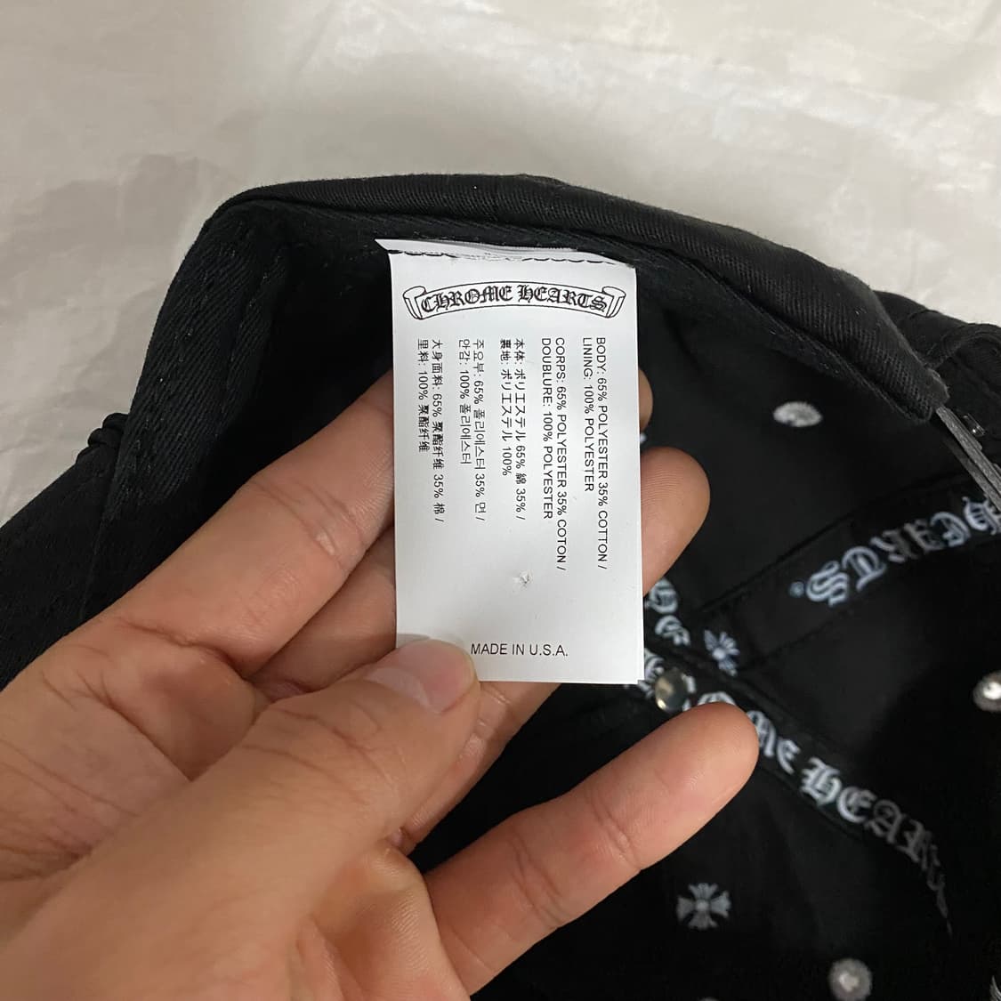 [Free] 크롬하츠 가스스테이션 모자 캡 블랙 상품이미지6
