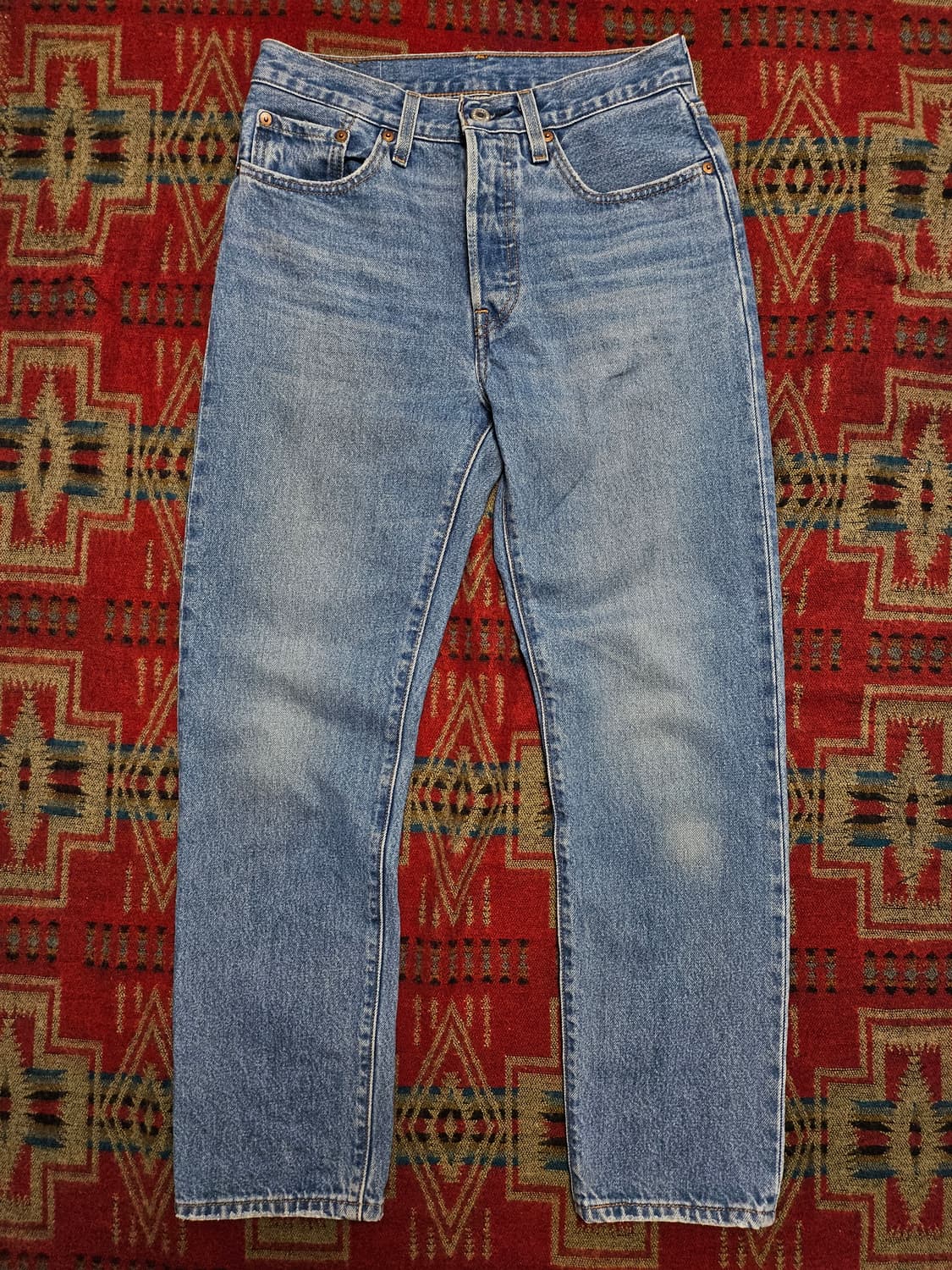 Levis 501 연청 데님 진 26 상품이미지2