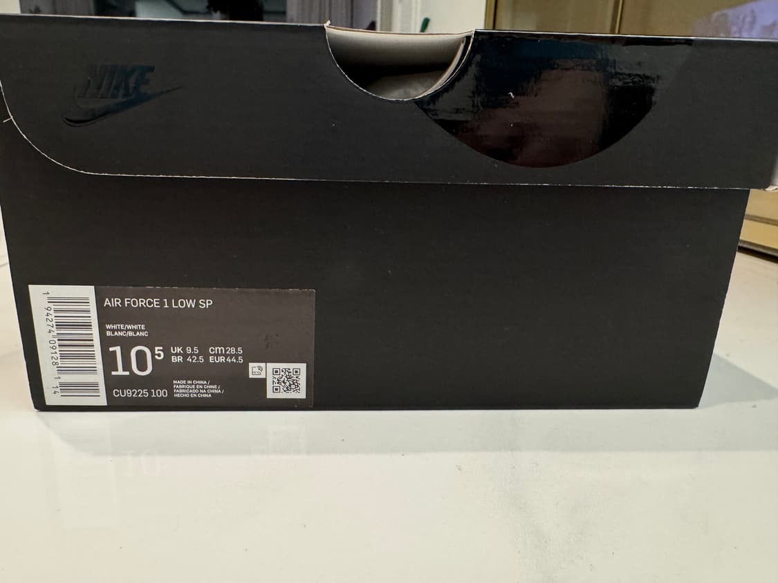 [285] 나이키 x 슈프림 에어포스 1 로우 화이트 상품이미지7